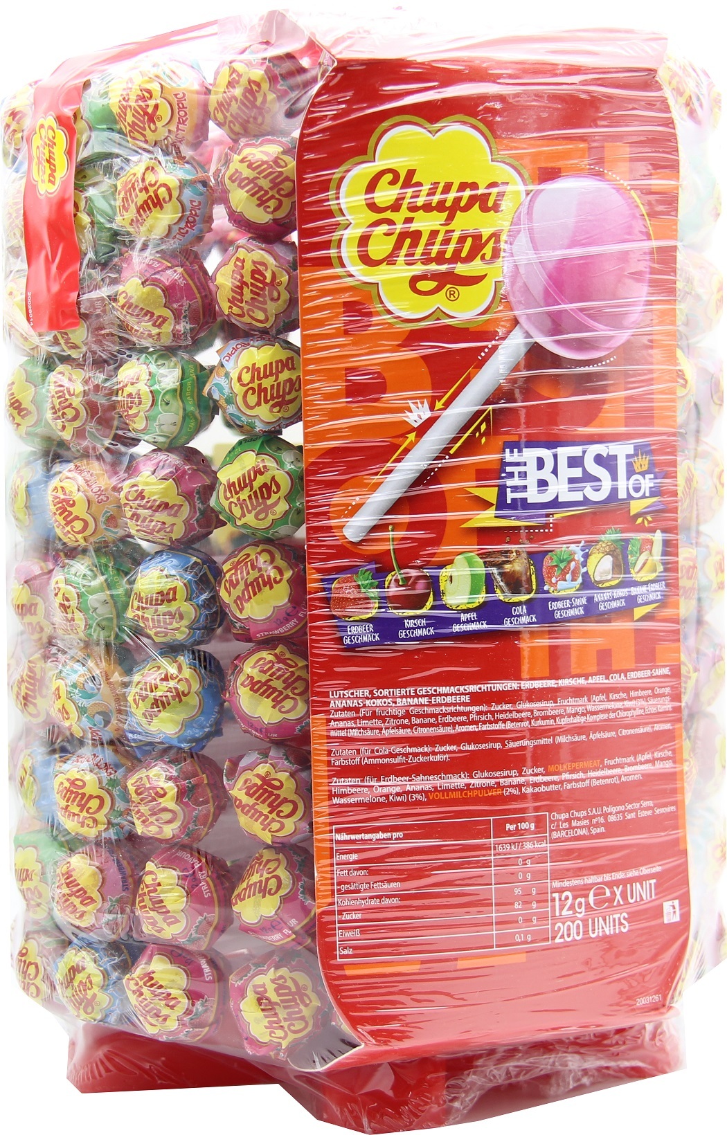 Chupa Chups 12g 200cts display - candies | UBC Foods Distributors